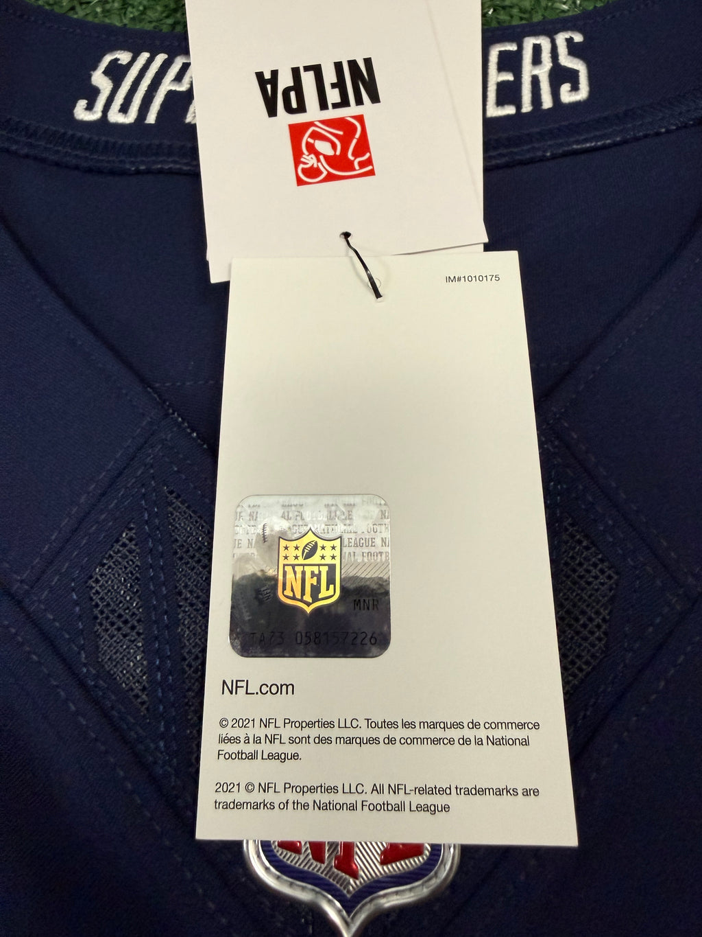 Justin Herbert Los Angeles Chargers Jersey #10 Nike Vapor Fuse Elite Navy Size 44 (L) NFL
