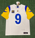 Matthew Stafford Los Angeles Rams Jersey #9 Nike Vapor Fuse Limited Stitched White Size (Large) NFL