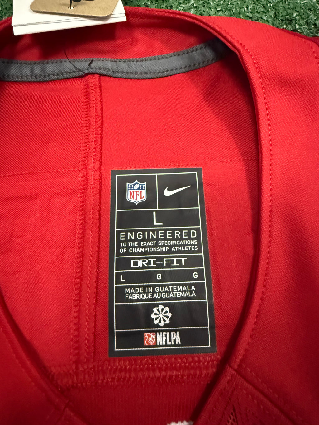 Christian McCaffrey San Francisco 49ers Jersey #23 Nike Vapor Fuse Limited Stitched Red Size (L) NFL