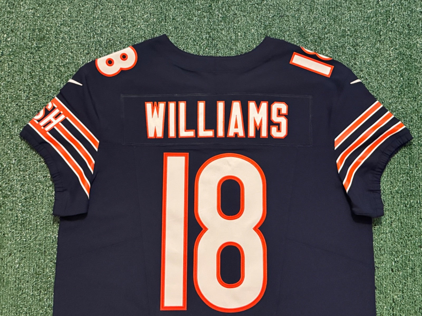 Caleb Williams Chicago Bears Jersey #18 Nike Vapor FUSE Elite Navy Size 48 (XL) NFL