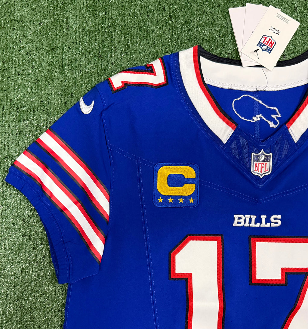 Josh Allen Buffalo Bills Jersey #17 Nike Vapor Fuse Elite Blue Size 40 (M) NFL