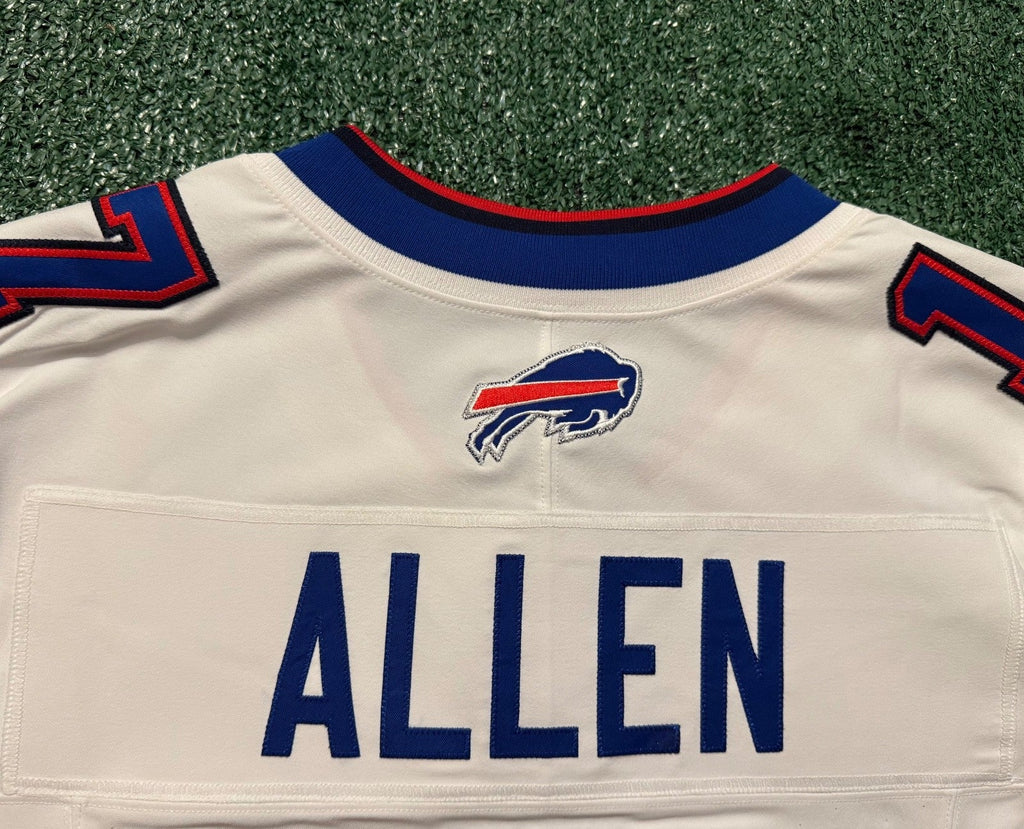 Josh Allen Buffalo Bills Jersey #17 Nike Vapor Fuse Elite White Size 44 (L) NFL