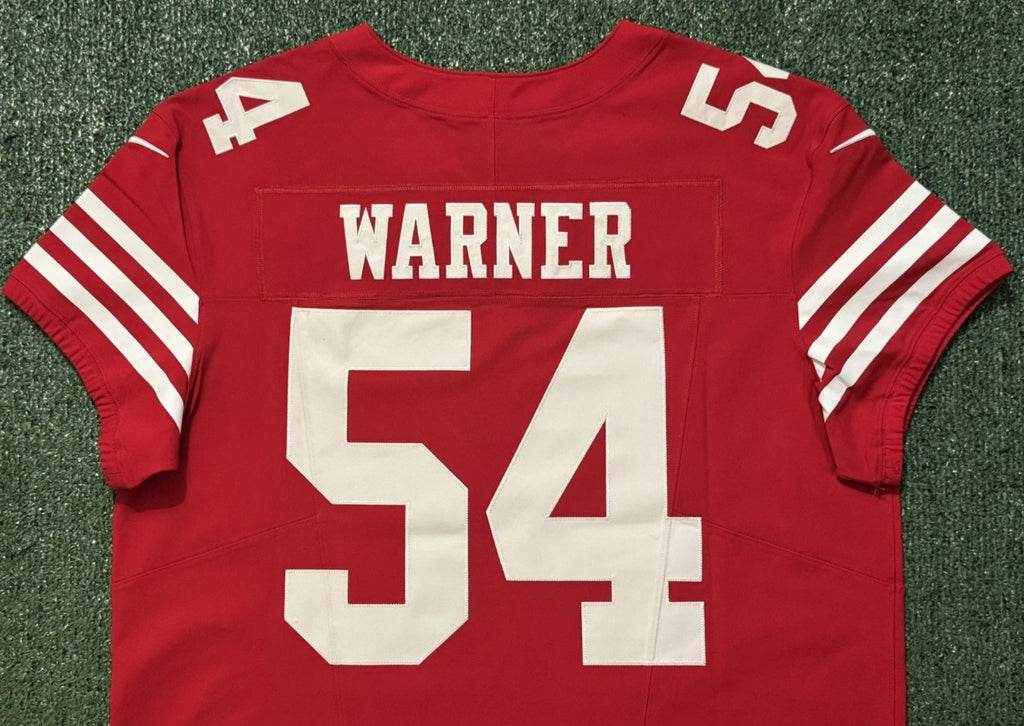 Fred Warner San Francisco 49ers Jersey #54 Nike Vapor FUSE Elite Red Size 48 (XL) NFL