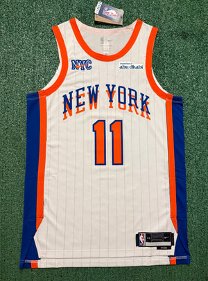 Jalen Brunson New York Knicks Jersey #11 Nike ADV Authentic White Size 44 (M) NBA