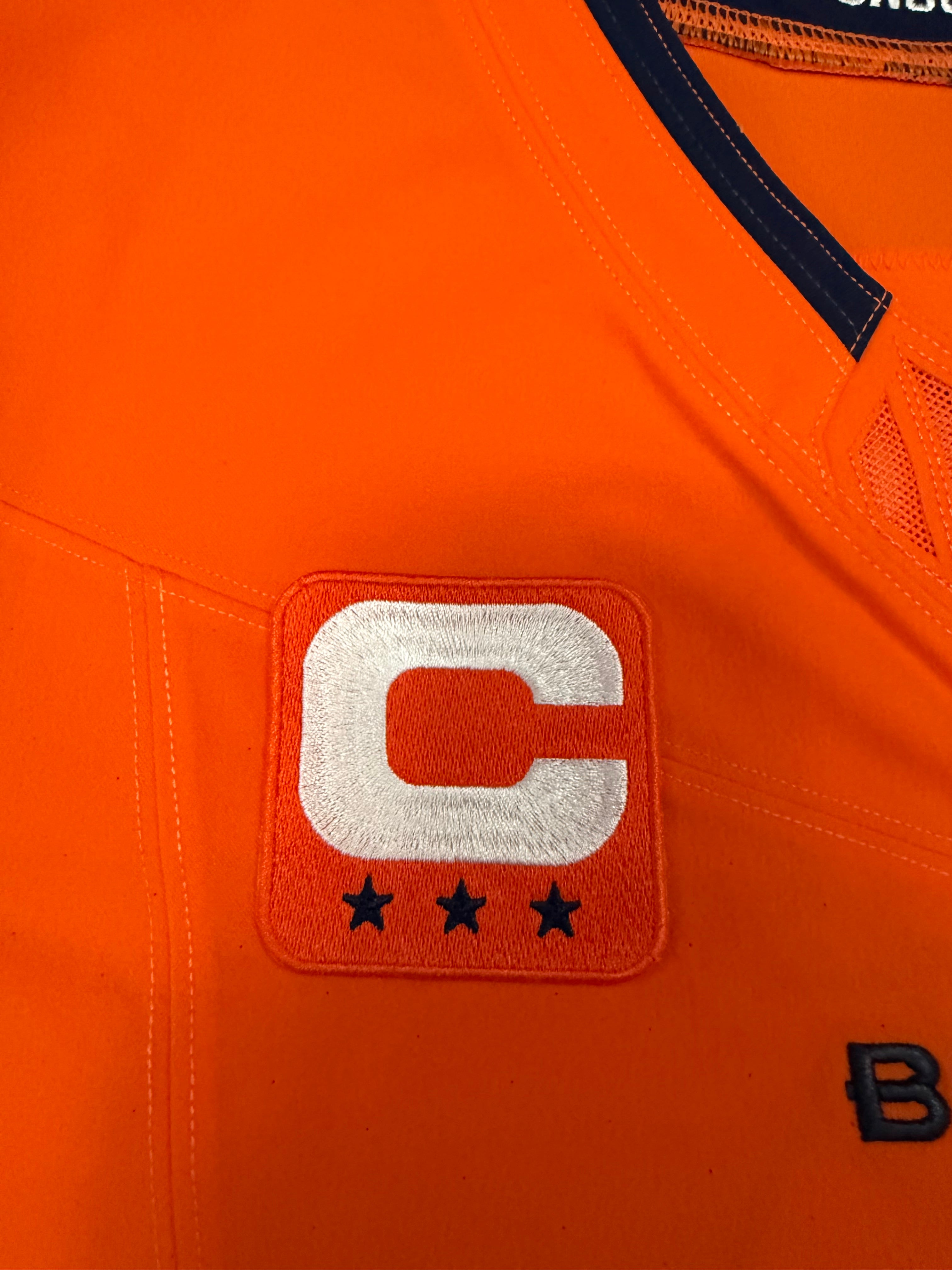 Pat Surtain II Denver Broncos Jersey #2 Nike Vapor Fuse Elite Orange Size 44 (L) NFL