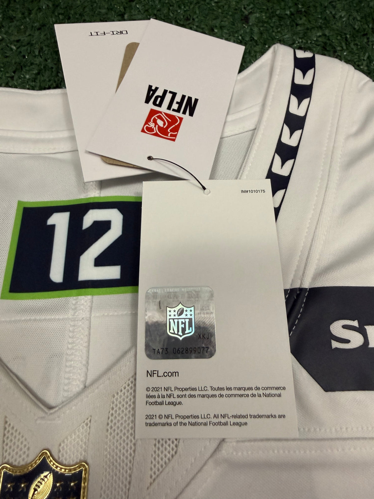 Jaxon Smith-Njigba Seattle Seahawks Jersey #11 Nike Vapor FUSE Limited White Size (XL) NFL