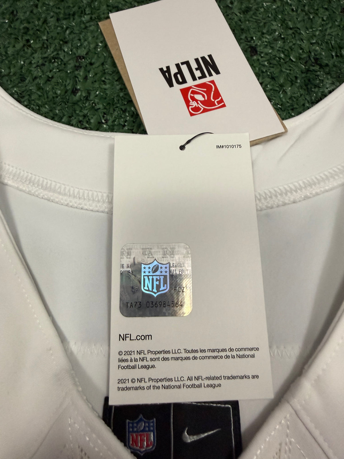 Fred Warner San Francisco 49ers Jersey #54 Nike Vapor FUSE Elite White Size 44 (Large) NFL
