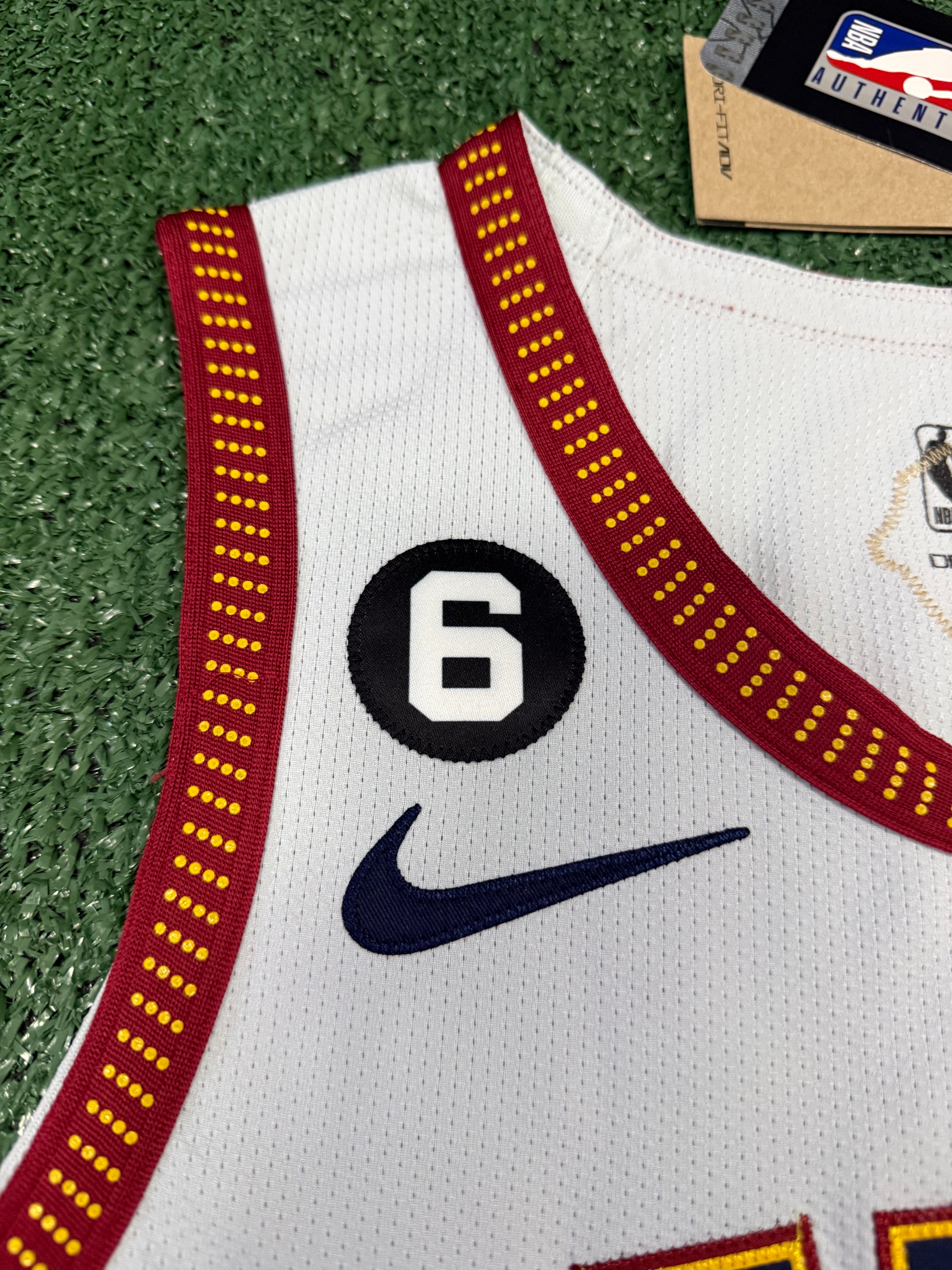 Nikola Jokic Denver Nuggets Jersey #15 Nike ADV Authentic White Size 48 (L) NBA