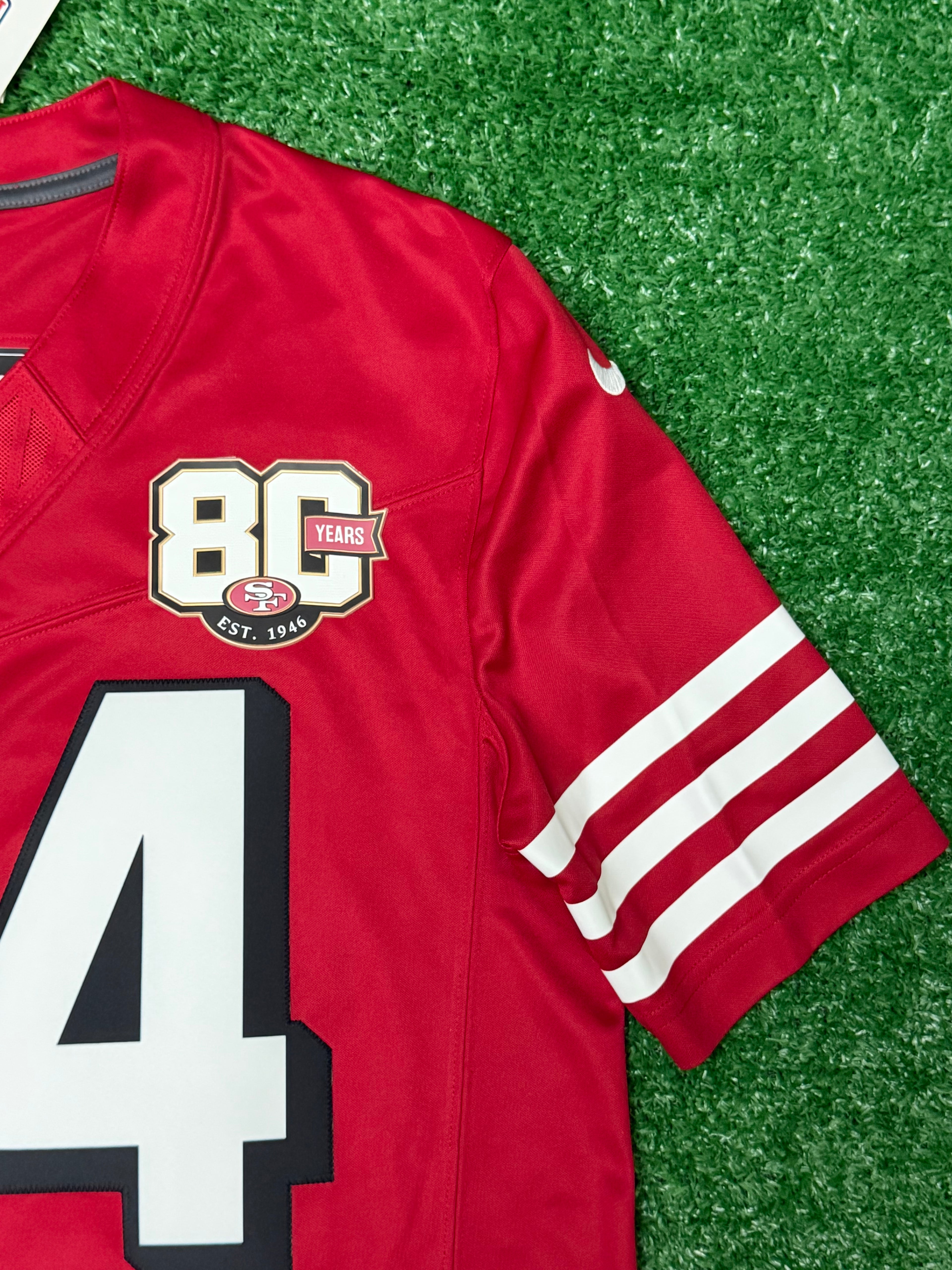 Fred Warner San Francisco 49ers Jersey #54 Nike Vapor Fuse Limited Stitched Red Size (Medium) NFL