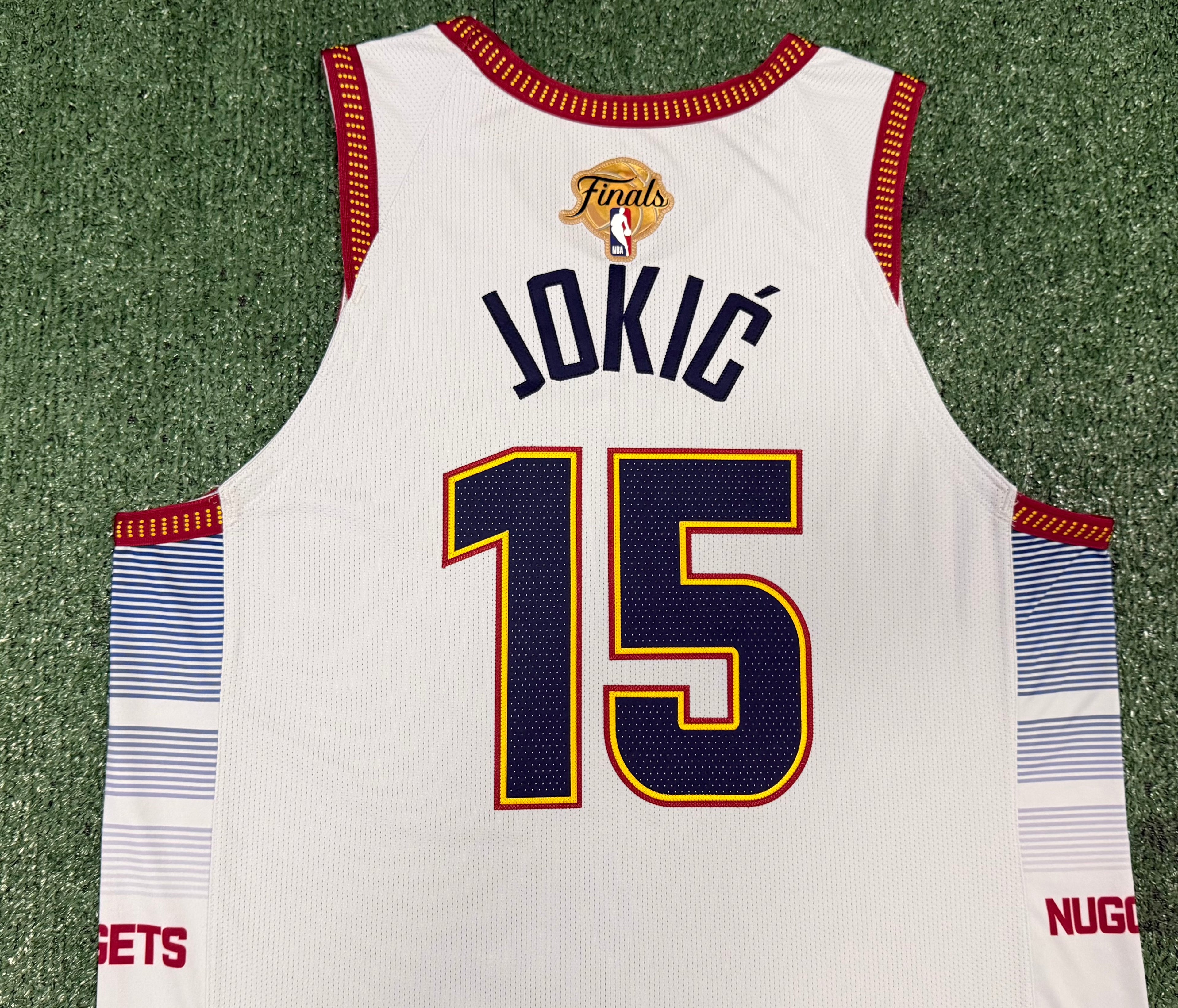 Nikola Jokic Denver Nuggets Jersey #15 Nike ADV Authentic White Size 48 (L) NBA