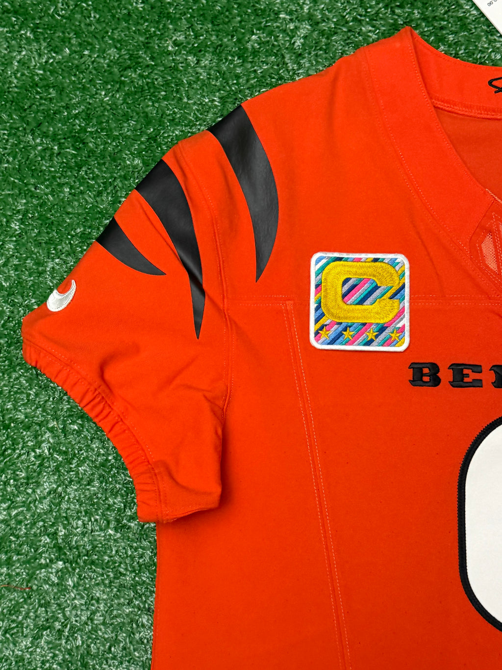Joe Burrow Cincinnati Bengals Jersey #9 Nike Vapor FUSE Elite Orange Size 40 (Medium) NFL