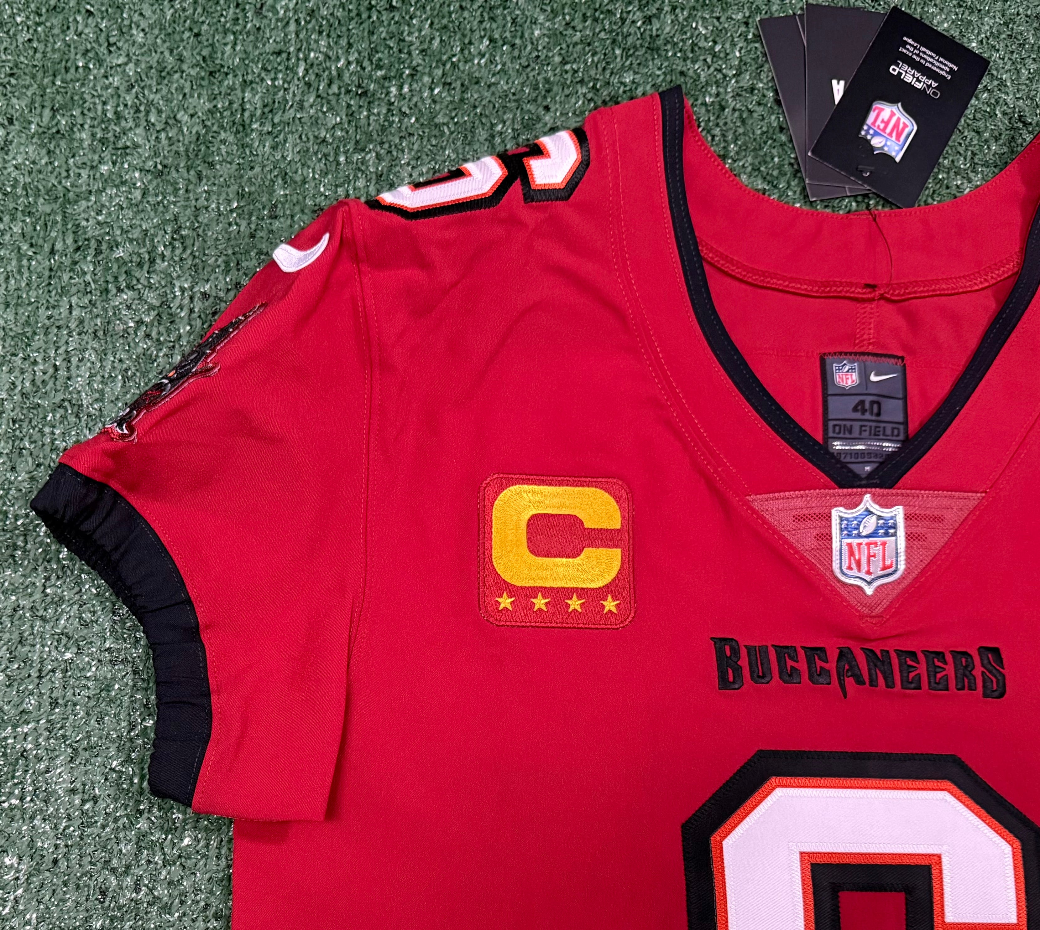 Baker Mayfield Tampa Bay Buccaneers Jersey #6 Nike Vapor Elite Red size 40 (Medium) NFL