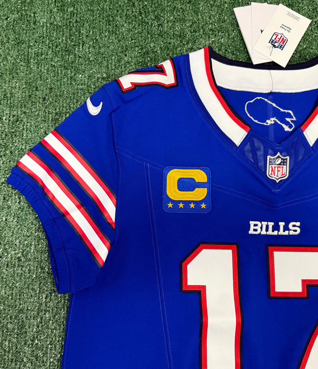 Josh Allen Buffalo Bills Jersey #17 Nike Vapor Fuse Elite Blue Size 40 (M) NFL