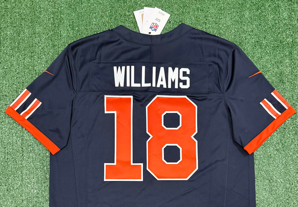 Caleb Williams Chicago Bears Jersey #18 Nike FUSE Rivalry Navy Size (XL) NFL