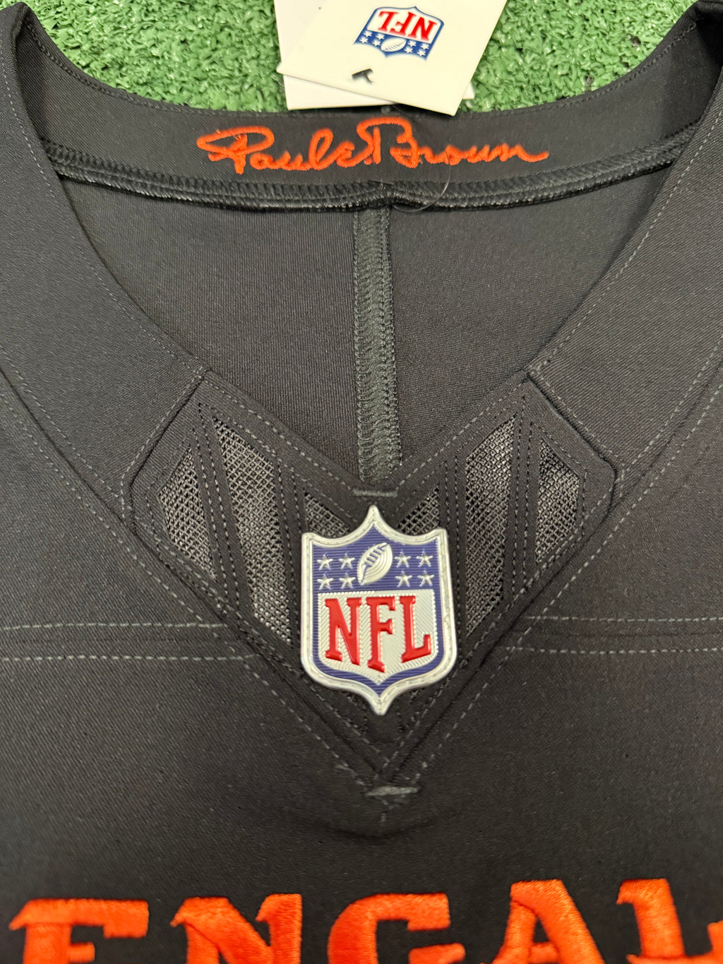 Ja'Marr Chase Cincinnati Bengals Jersey #1 Nike Vapor Fuse Elite Black Size 44 (L) NFL