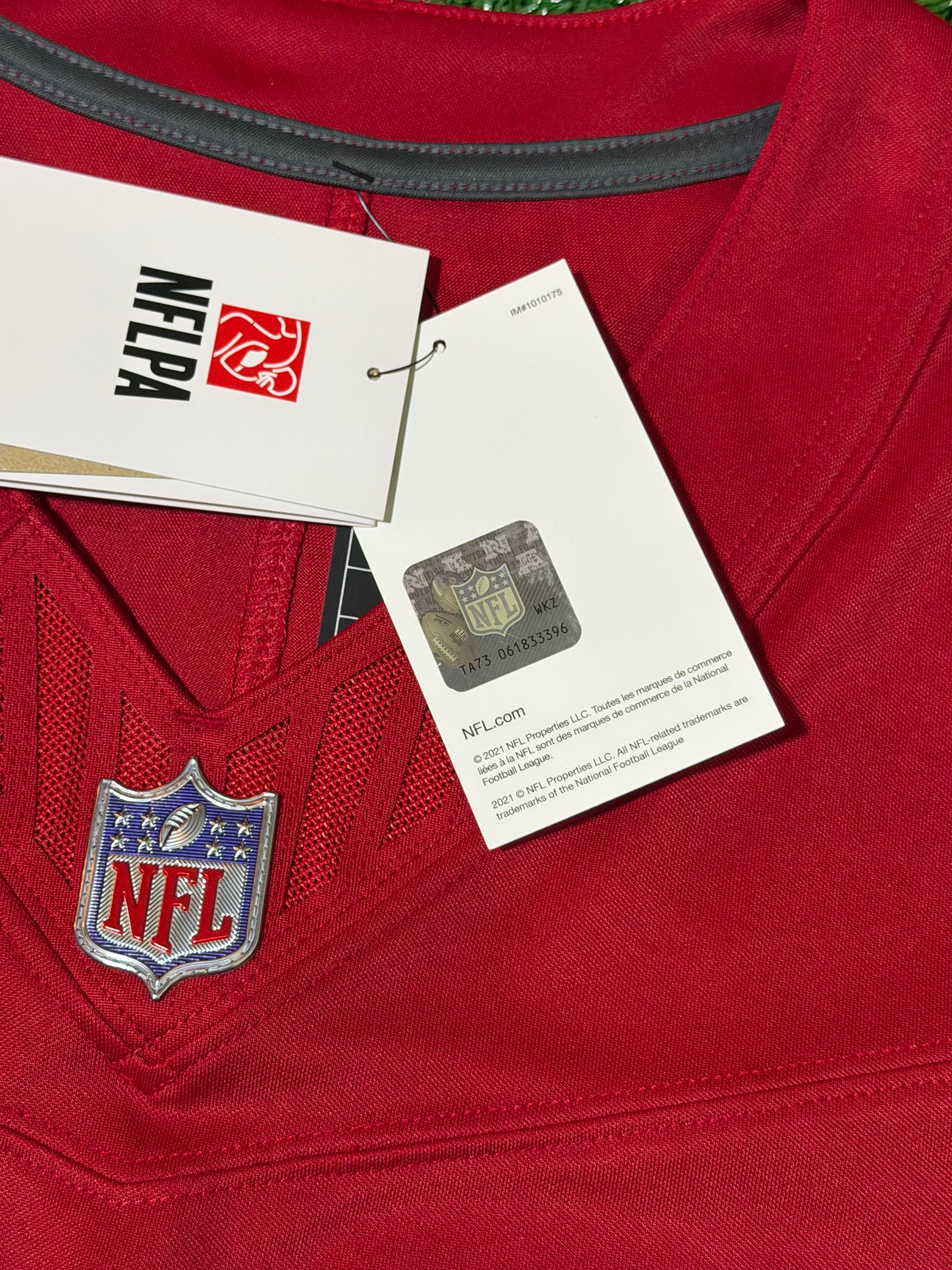 Christian McCaffrey San Francisco 49ers Jersey #23 Nike Vapor Fuse Limited Stitched Red Size (Large) NFL