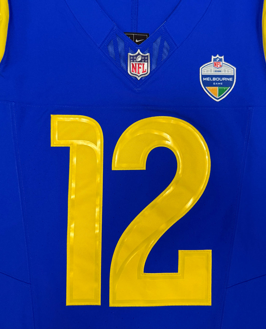 Puka Nacua Los Angeles Rams
Jersey #12 Nike Vapor FUSE Elite Blue Size 40 (Medium) NFL