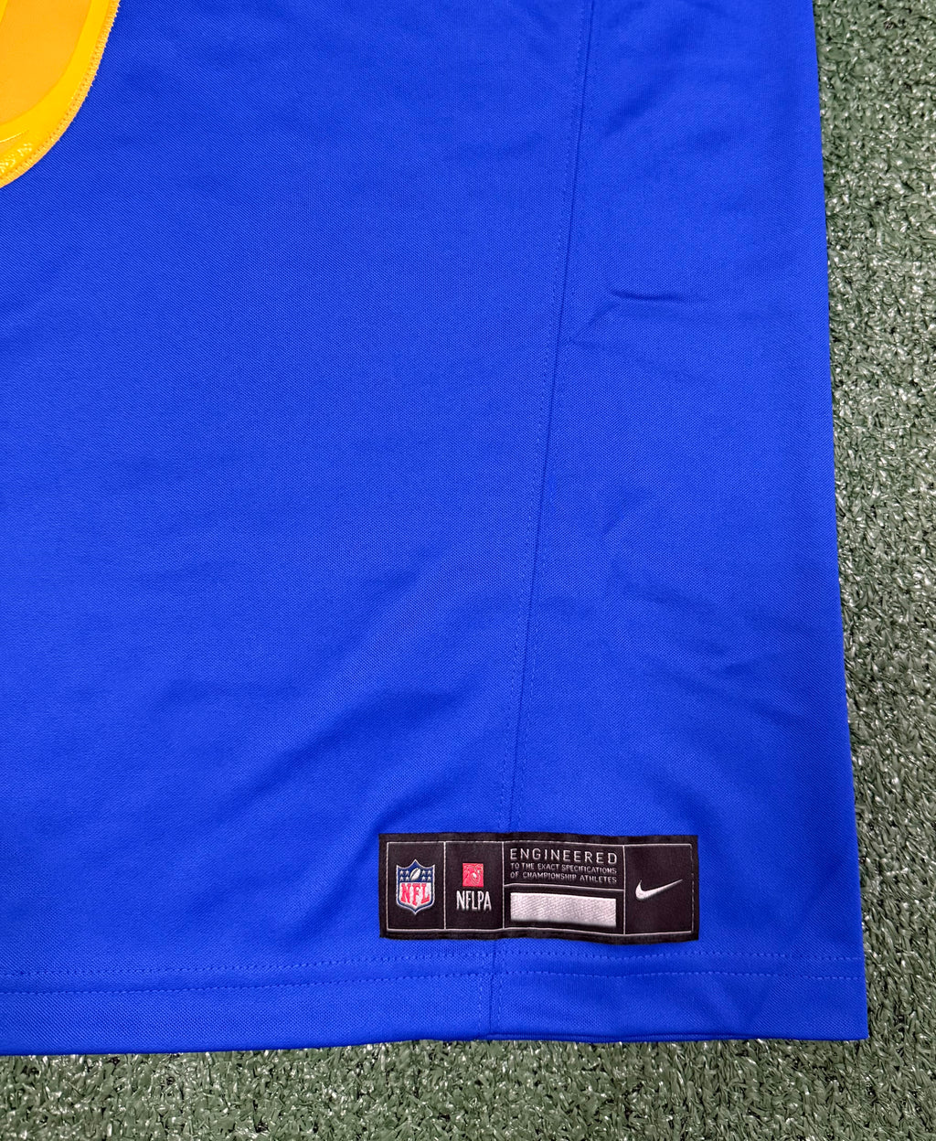 Matthew Stafford Los Angeles Rams Jersey #9 Nike Vapor Fuse Limited Stitched Blue Size (XL) NFL