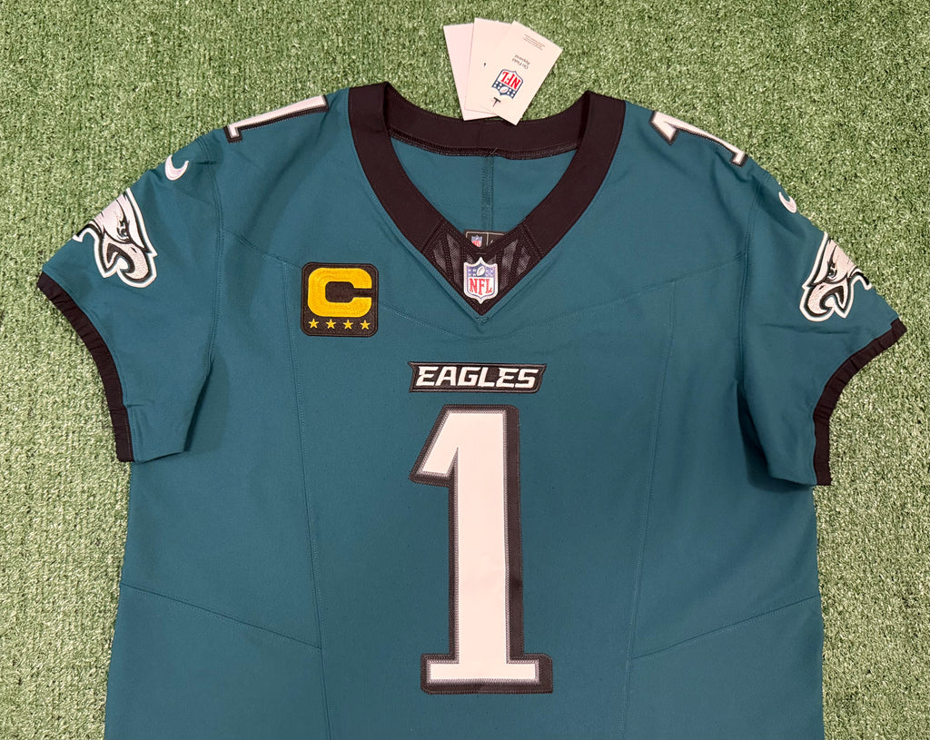 Jalen Hurts Philadelphia Eagles Jersey #1 Nike Vapor FUSE Elite Green size 44 (Large) NFL