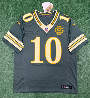 Jordan Love Green Bay Packers Jersey #10 Nike FUSE Rivalry Green Size (Large) NFL