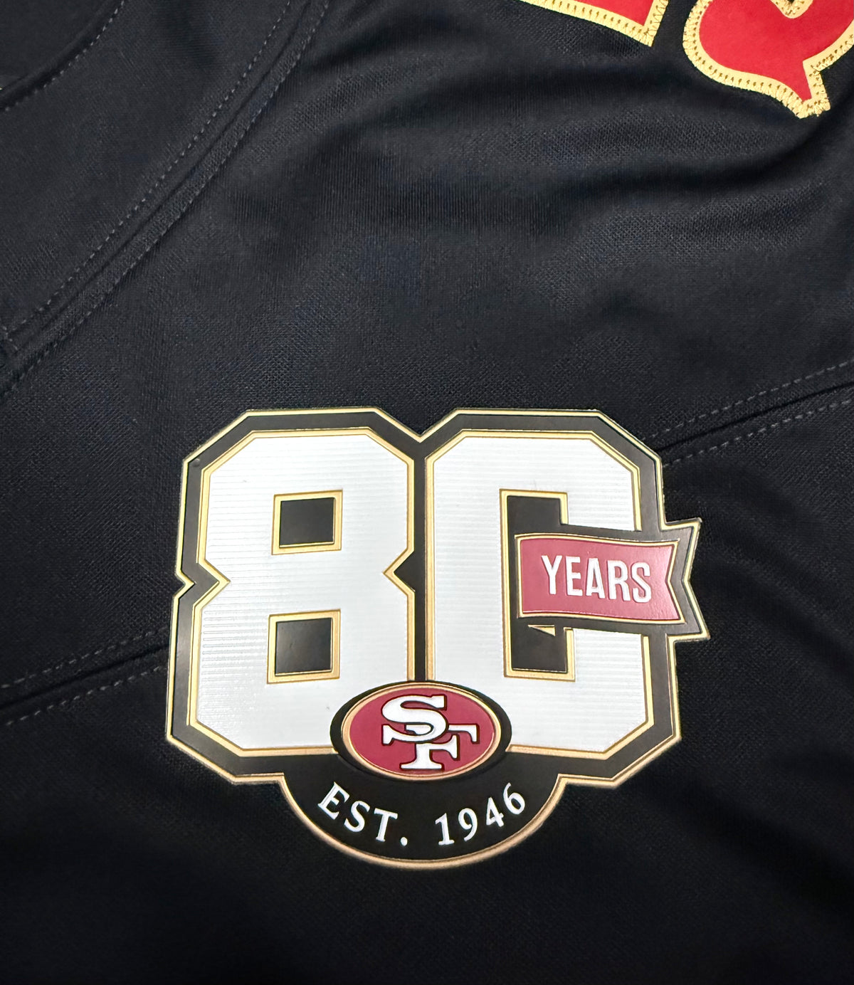 Fred Warner San Francisco 49ers Jersey #54 Nike FUSE Rivalry Black  Size (Large) NFL