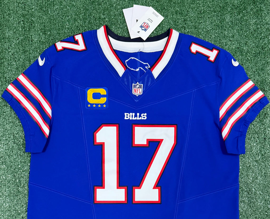 Josh Allen Buffalo Bills Jersey #17 Nike Vapor Fuse Elite Blue Size 48 (XL) NFL