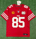 George Kittle San Francisco 49ers Jersey #85 Nike Vapor Fuse Limited Stitched Red Size (Medium) NFL