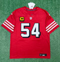 Fred Warner San Francisco 49ers Jersey #54 Nike Vapor Fuse Limited Stitched Red Size (Large) NFL