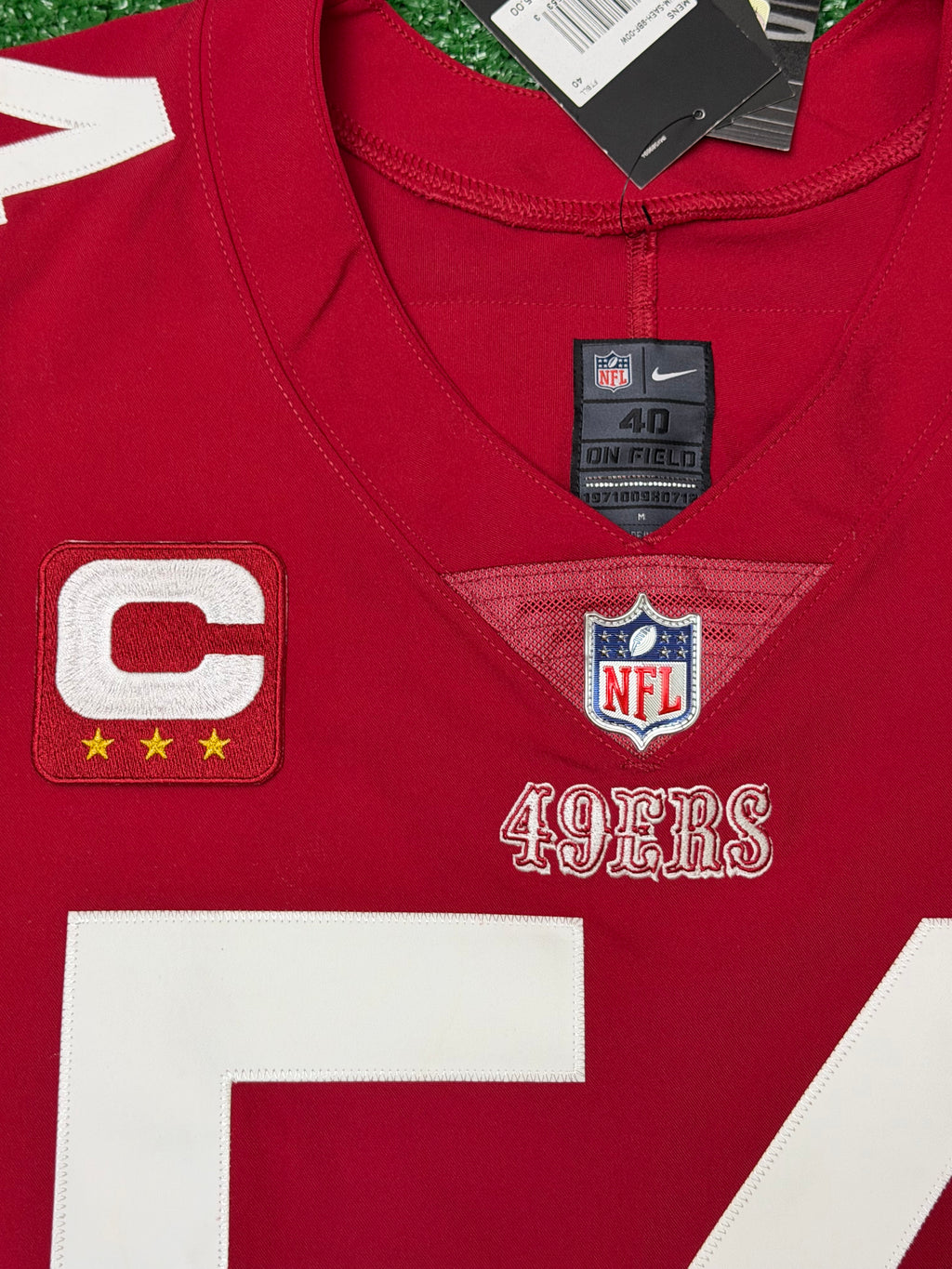 Fred Warner San Francisco 49ers
Jersey #54 Nike Vapor Elite red Size 40 (Medium) NFL