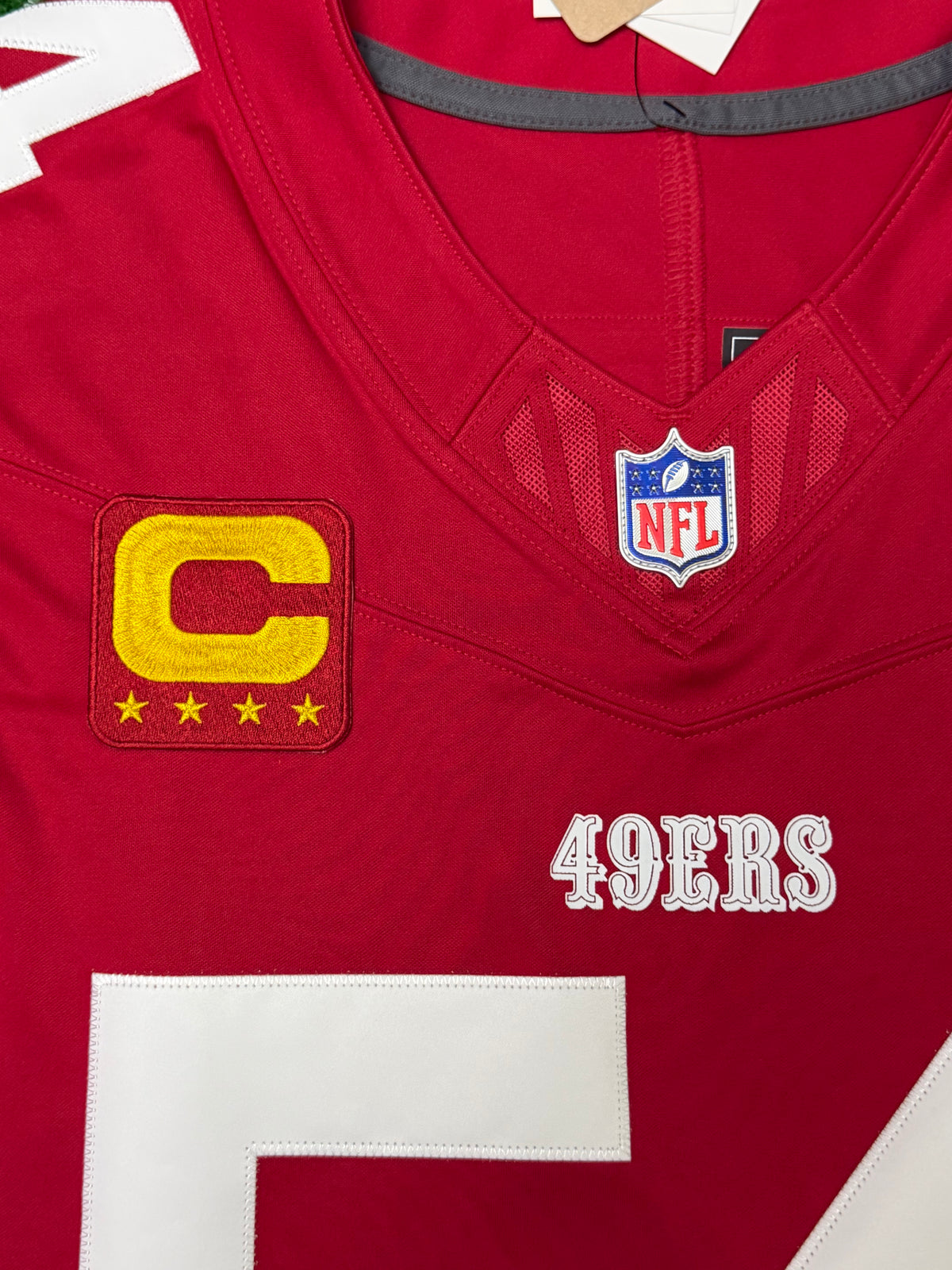 Fred Warner San Francisco 49ers Jersey #54 Nike Vapor Fuse Limited Stitched Red Size (Medium) NFL