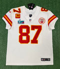 Travis Kelce Kansas City Chiefs Jersey #87 Nike Vapor Elite White Size 48 (XL) NFL
