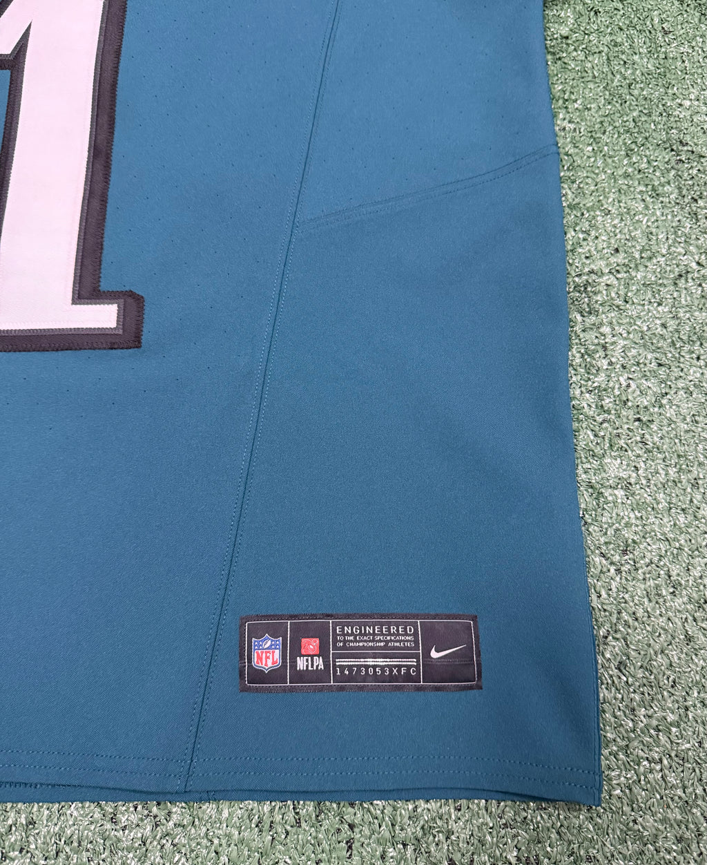 Jalen Hurts Philadelphia Eagles Jersey #1 Nike Vapor FUSE Elite Green size 40 (Medium) NFL