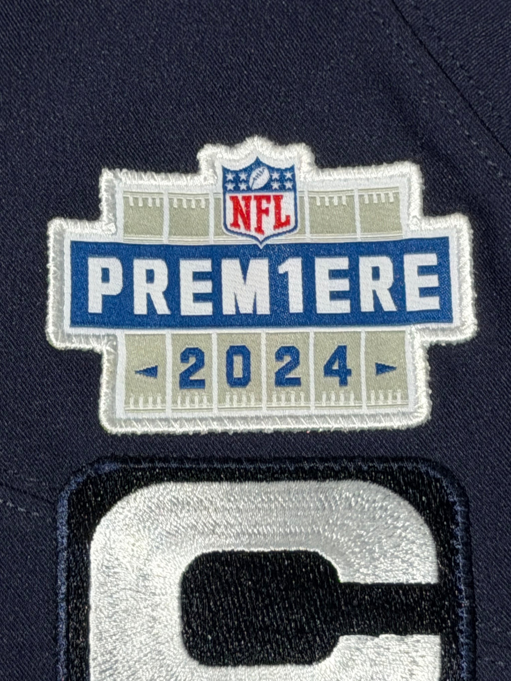 Caleb Williams Chicago Bears Jersey #18 Nike Vapor FUSE Elite Navy Size 48 (XL) NFL