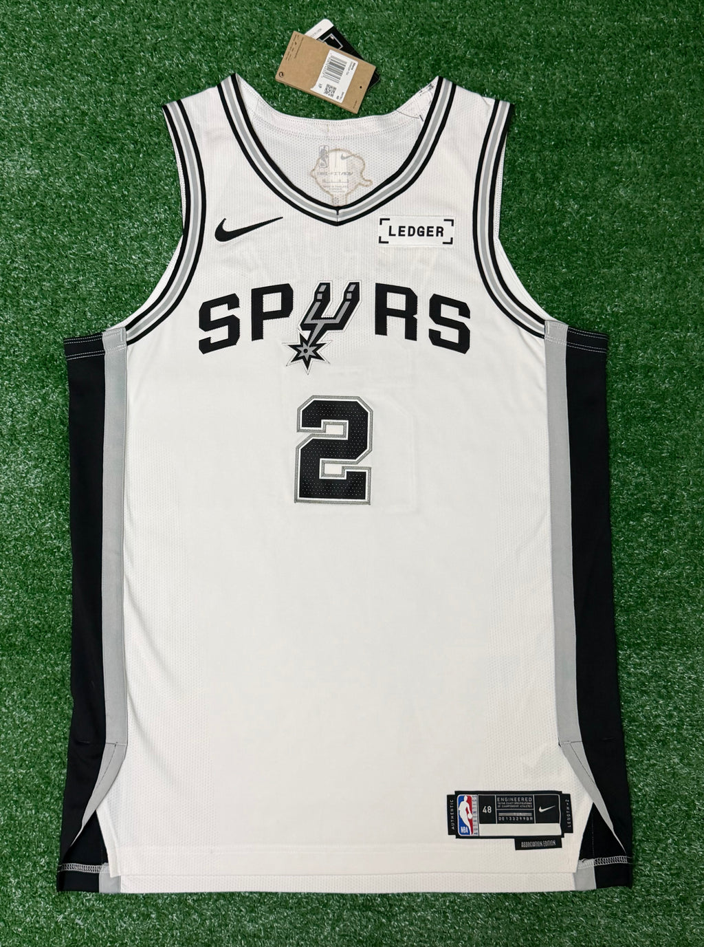 Dylan Harper San Antonio Spurs Jersey #2 Nike ADV Authentic White Size 48 (Large) NBA