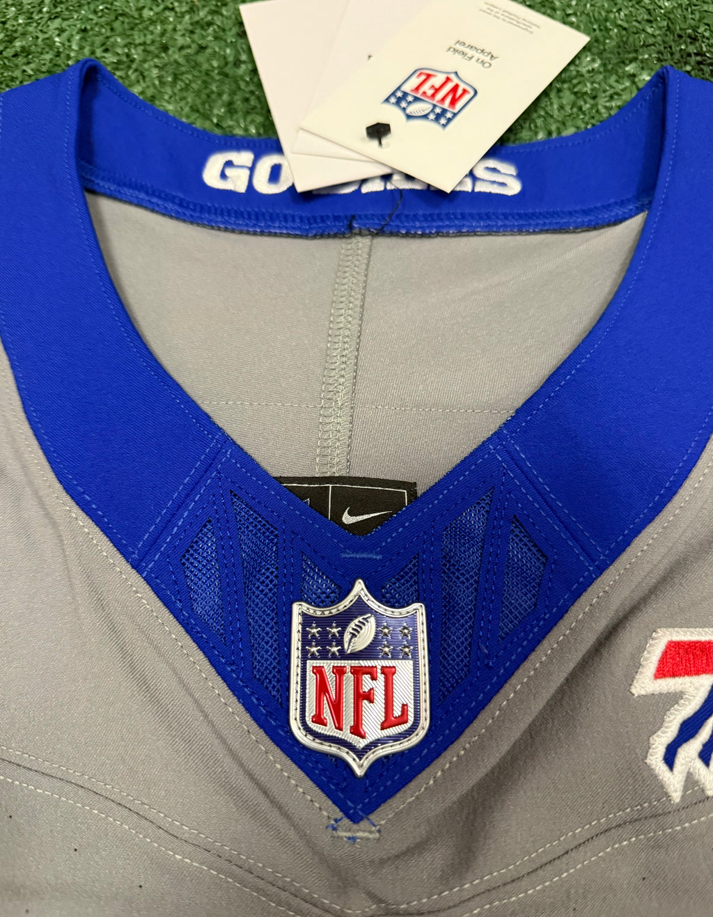 Josh Allen Buffalo Bills Jersey #17 Nike Vapor Fuse Elite Gray Size 40 (M) NFL