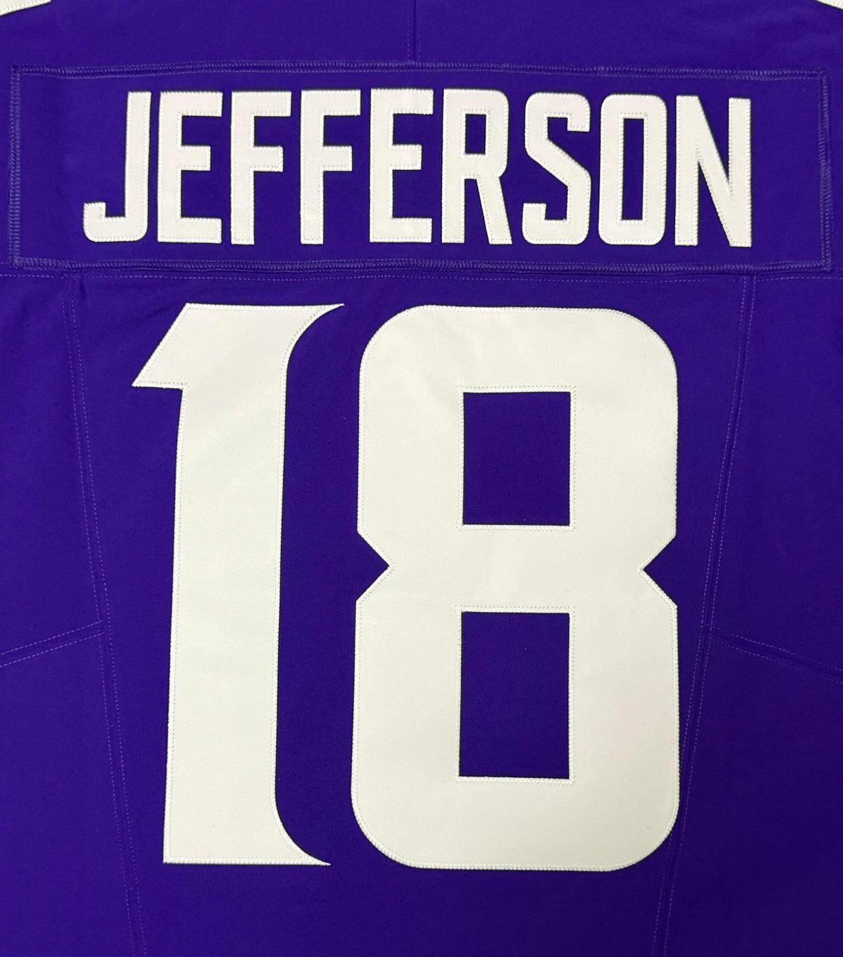 Justin Jefferson Minnesota Vikings Jersey #18 Nike Vapor FUSE Elite Purple Size 44 (Large) NFL