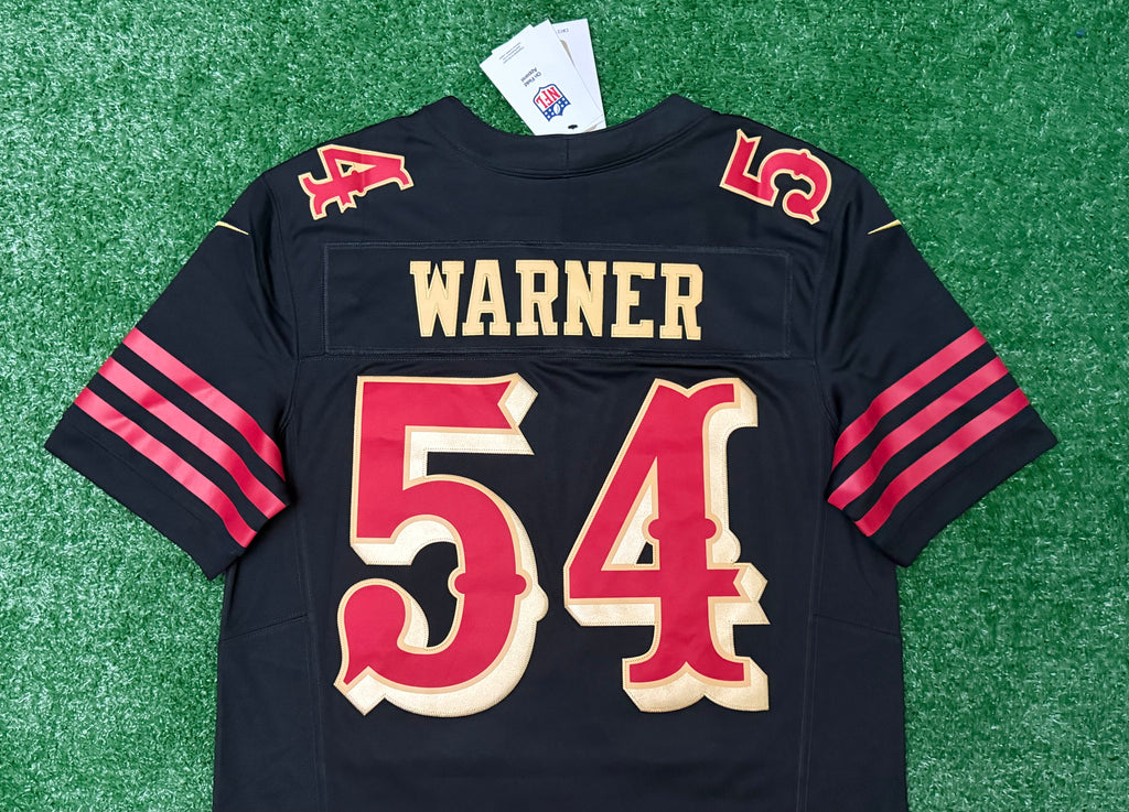 Fred Warner San Francisco 49ers Jersey #54 Nike FUSE Rivalry Black  Size (Medium) NFL
