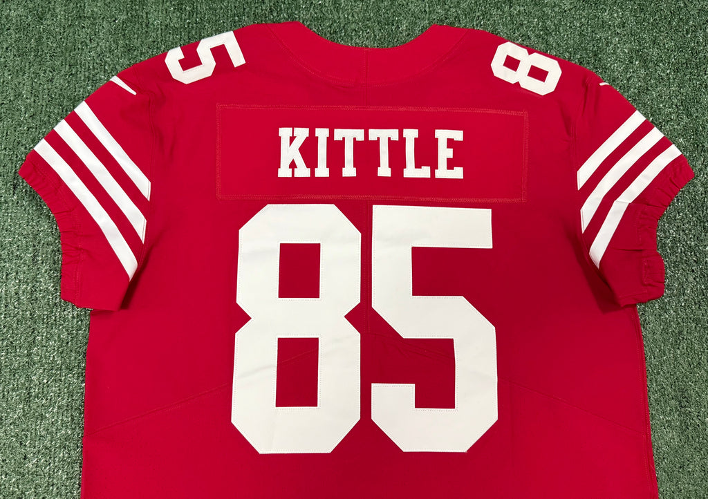 George Kittle San Francisco 49ers  Jersey #85 Nike Vapor Elite Red Size 48 (XL) NFL
