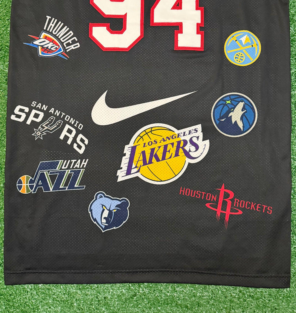 Authentic Supreme x NBA x Nike Aeroswift #94 Black Jersey Size 44/Medium