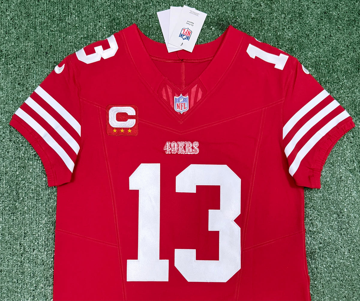 Brock Purdy San Francisco 49ers Jersey #13 Nike Vapor FUSE Elite Red Size 40 (Medium) NFL
