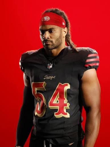 Fred Warner San Francisco 49ers Jersey #54 Nike FUSE Rivalry Black  Size (Medium) NFL