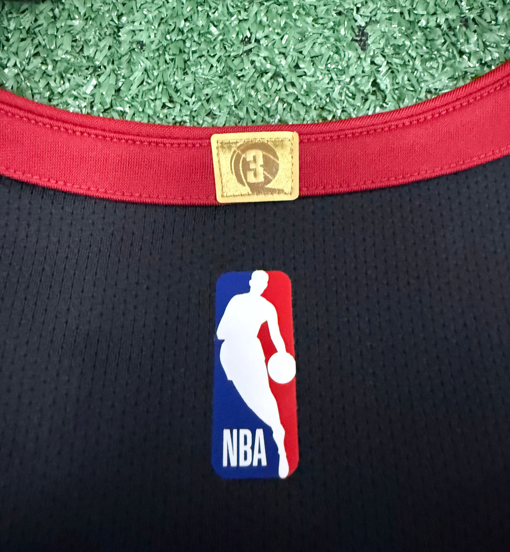 Giannis Antetokounmpo Miami Heat Jersey #7 Nike ADV Authentic Black Size 48 (Large) NBA