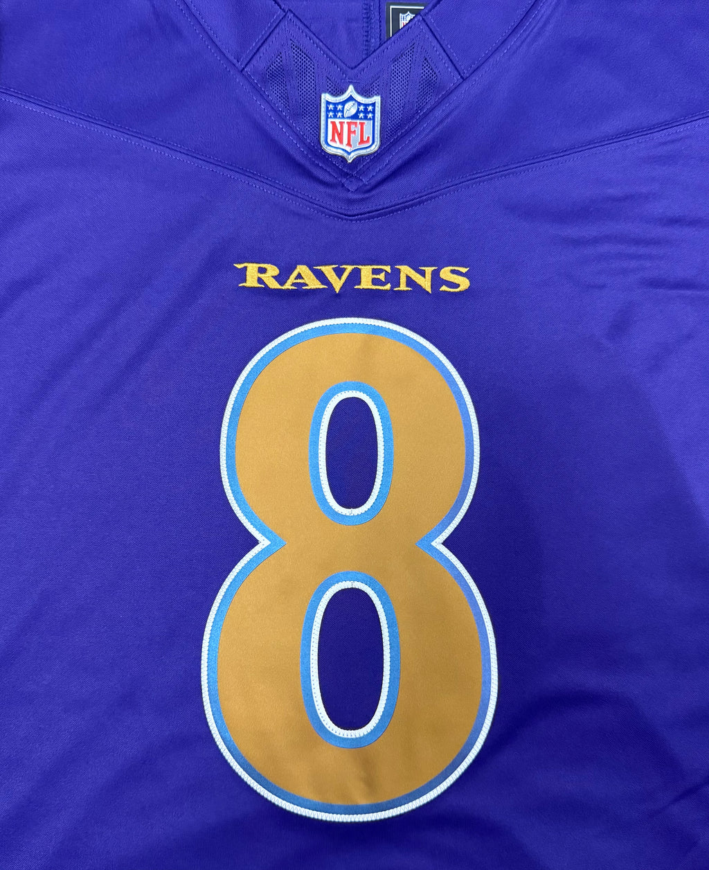 Lamar Jackson Baltimore Ravens Jersey #8 Nike Vapor FUSE Limited Purple Size (XL) NFL