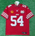 Fred Warner San Francisco 49ers Jersey #54 Nike Vapor Fuse Limited Stitched Red Size (Medium) NFL