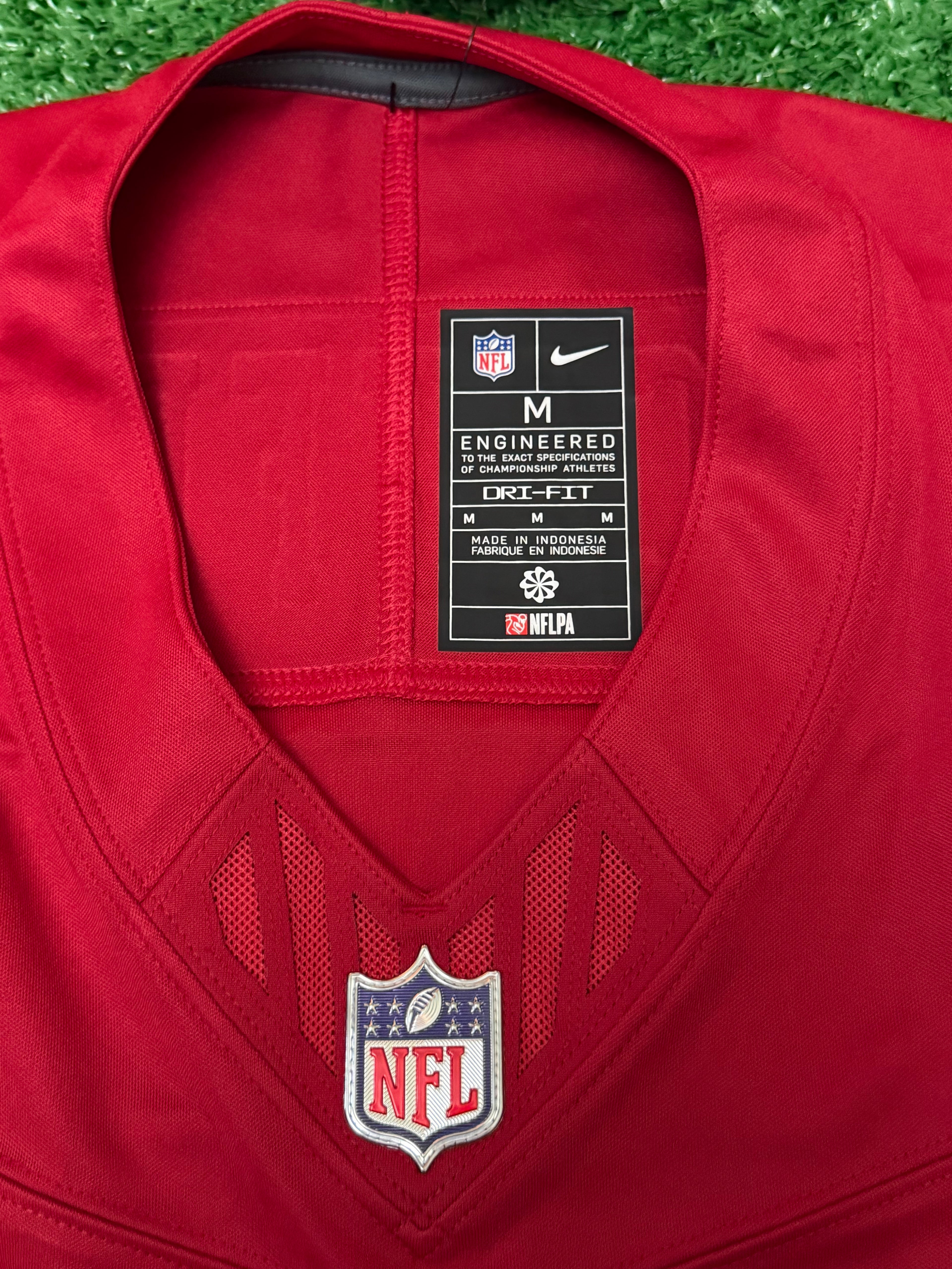 Christian McCaffrey San Francisco 49ers Jersey #23 Nike Vapor Fuse Limited Stitched Red Size (Medium) NFL