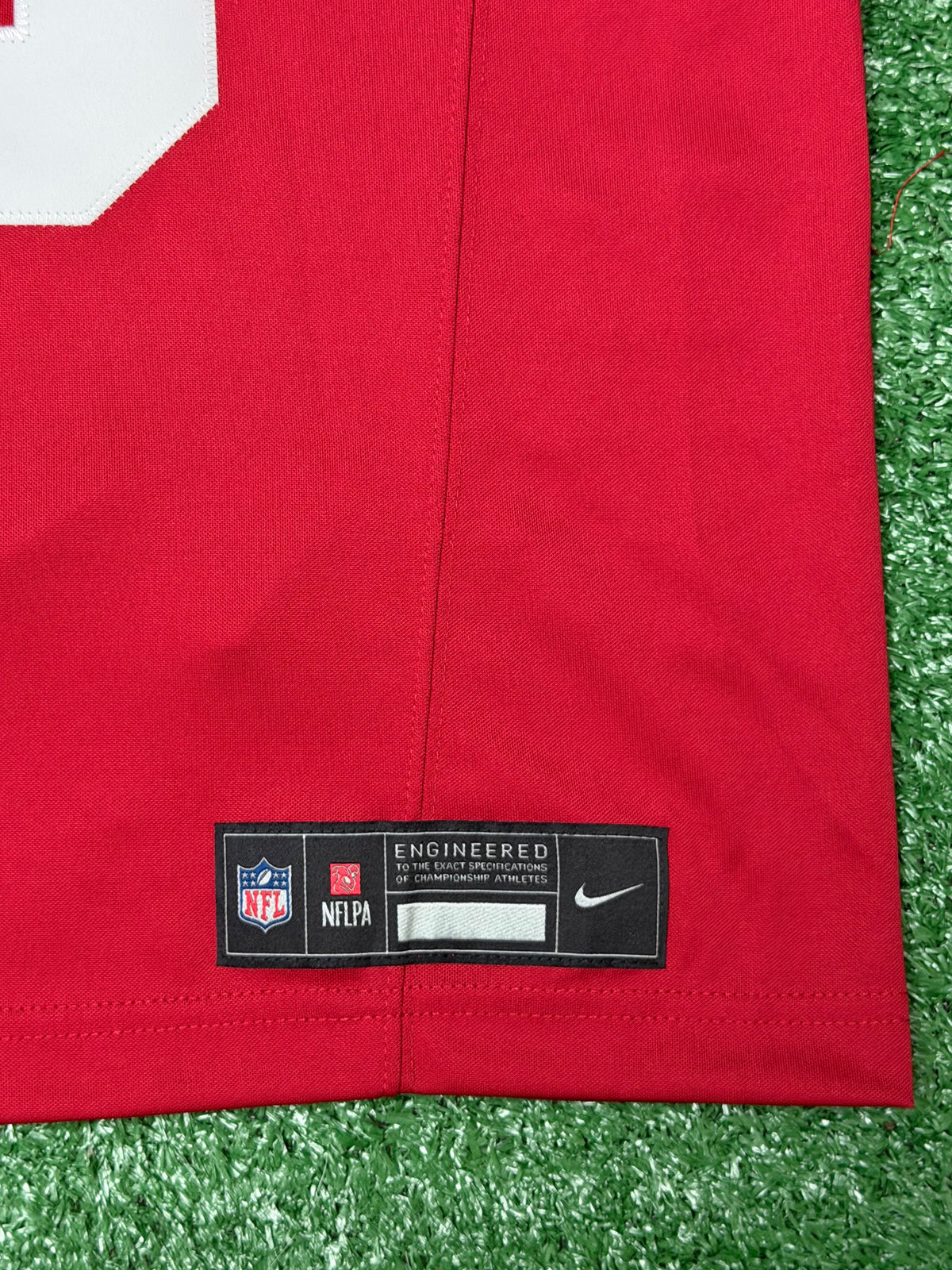 George Kittle San Francisco 49ers Jersey #85 Nike Vapor Fuse Limited Stitched Red Size (Large) NFL