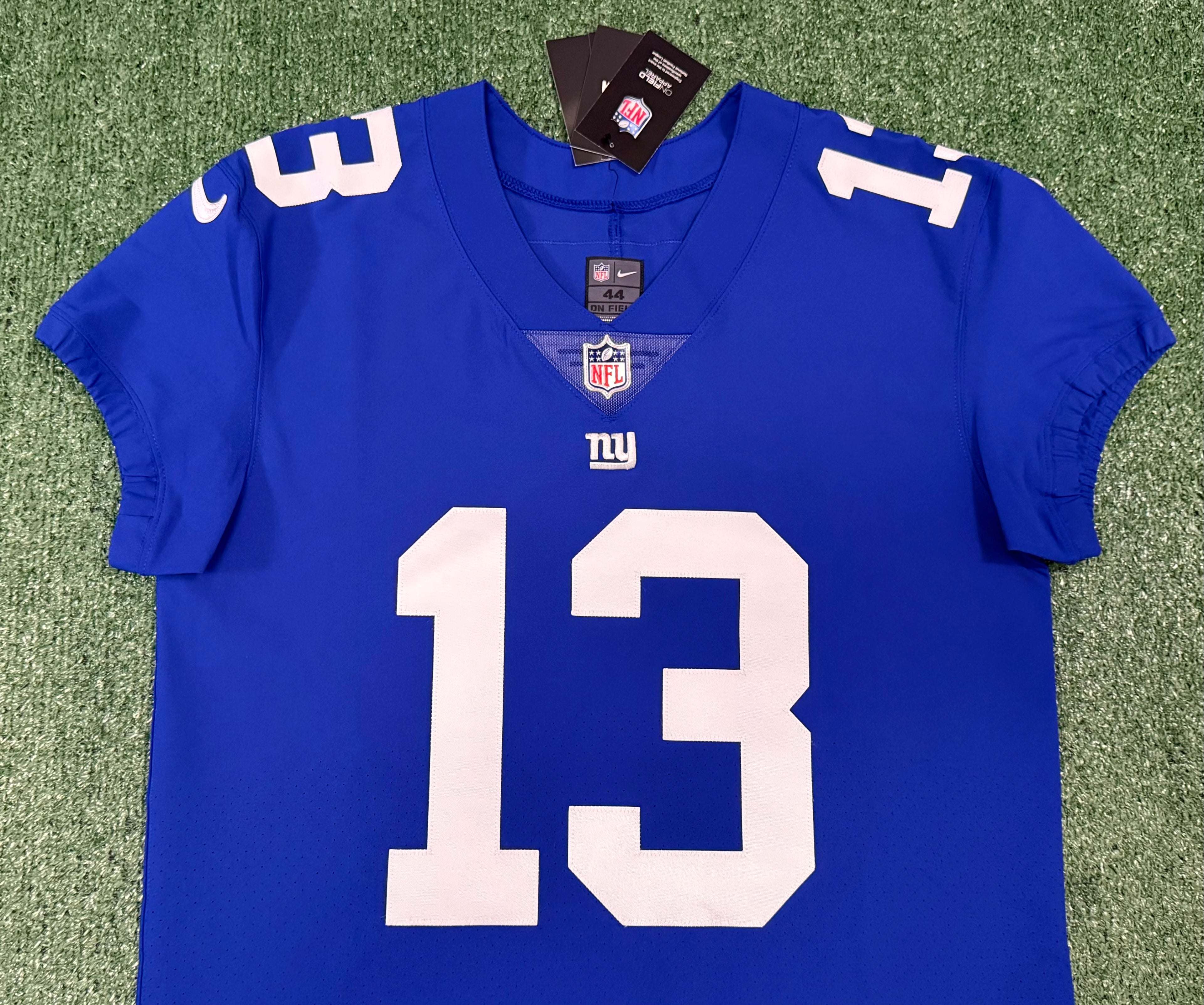 Odell Beckham Jr New York Giants Jersey #13 Nike Vapor Elite Blue Size 44 (Large) NFL