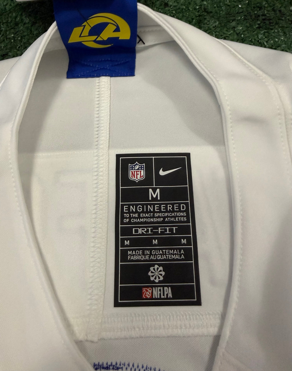 Matthew Stafford Los Angeles Rams Jersey #9 Nike Vapor Fuse Limited Stitched White Size (Medium) NFL