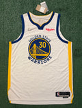 Steph Curry Golden State Warriors Jersey #30 Nike ADV Authentic White Size 48 (L) NBA