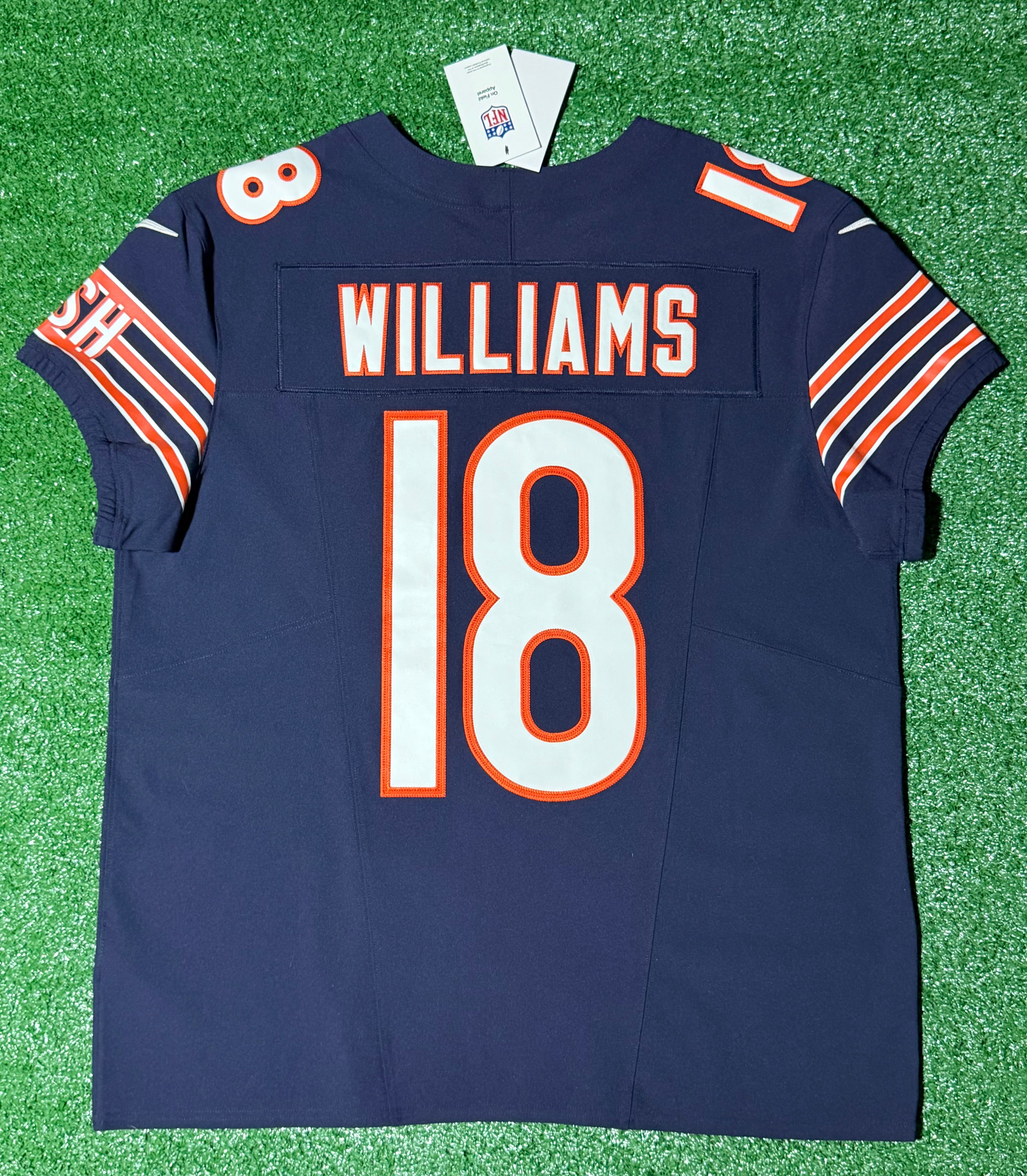 Caleb Williams Chicago Bears Jersey #18 Nike Vapor FUSE Elite Navy Size 48 (XL) NFL